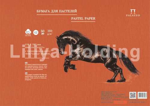 Бумага для паст.&quot;Палаццо&quot; 210х297 &quot;Terracotta&quot; ( терракота)  160г — PalitraMastera