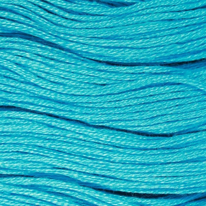 Нитки мулине, 10 ± 1 м, цвет бирюзовый №3010 — PalitraMastera