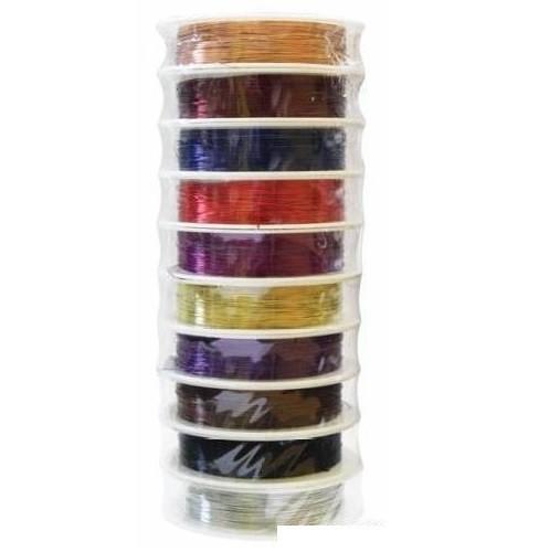 Проволока на катушке 09Е04, 0215-2550 d0,3мм *10м, (ассорти) фото 1 &mdash; PalitraMastera