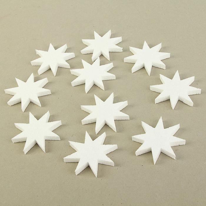 Заготовка &quot;Звезда 8 лучей&quot;, 6 х 1 см 1176372 пенопласт — PalitraMastera