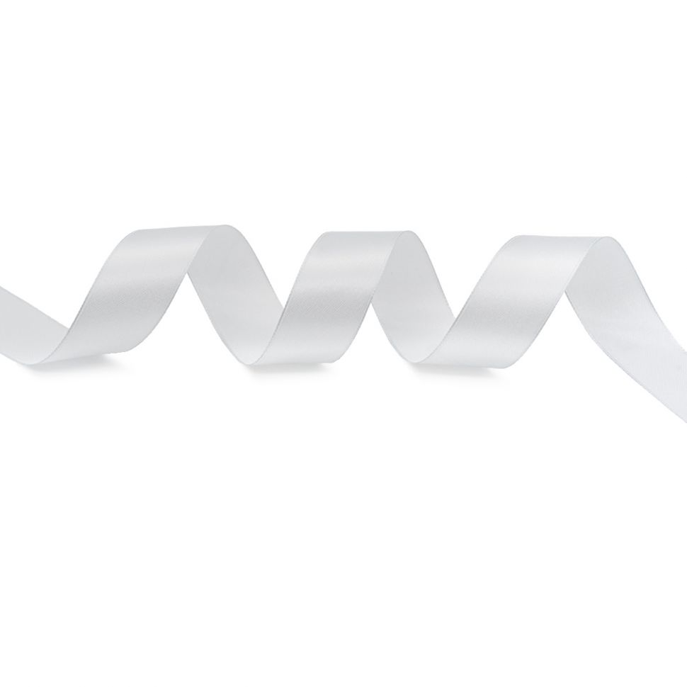 Лента атласная 2,5см*22,86м (149 светло-серый) фото 1 — PalitraMastera