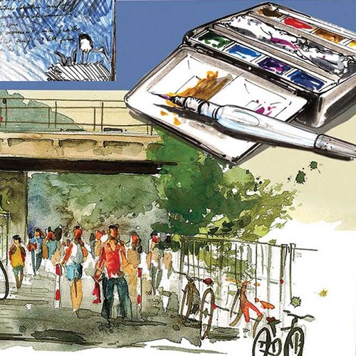 СКЕТЧБУКИ с мастер-классами