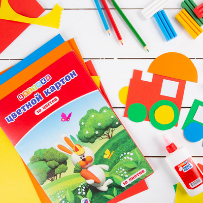 БУМАГА ЦВЕТНАЯ, БАРХАТНАЯ, КАРТОН