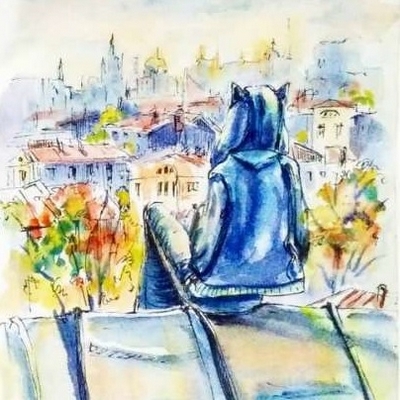 MARVY акварельные двусторонние