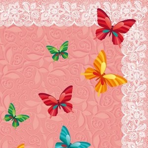 БУМАГА ДЛЯ СКРАПБУКИНГА БАБОЧКИ