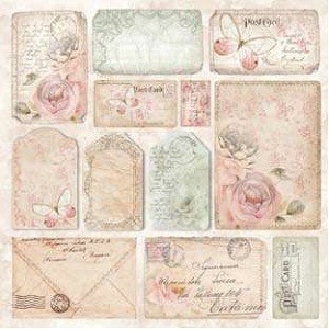 БУМАГА ДЛЯ СКРАПБУКИНГА КАРТОЧКИ РАМОЧКИ БИРОЧКИ