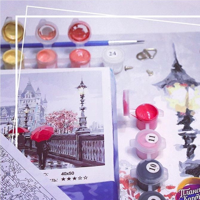 РИСОВАНИЕ ПО НОМЕРАМ на холсте