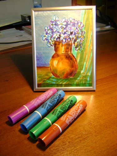 MARVY для СВЕТЛЫХ ТКАНЕЙ светящиеся в ульрафиолете